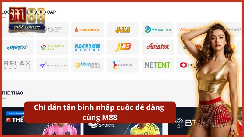 Từng bước rõ ràng để người mới làm quen với M88