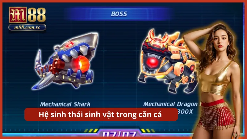 Đa dạng sinh vật từ tàu bay nhỏ đến Boss vũ trụ có hệ số khủng.