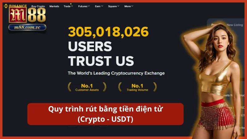Lựa chọn kênh tiền mã hóa Blockchain để đảm bảo tính ẩn danh tuyệt đối.