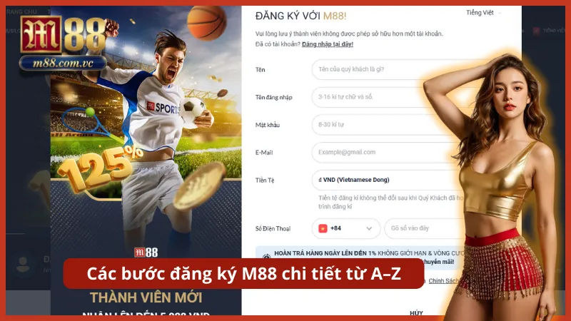 Hoàn tất biểu mẫu ghi danh trực tuyến với các dữ liệu xác thực danh tính.