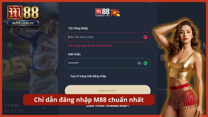 Nhập chính xác tên định danh và chuỗi bảo mật để vào hệ thống.