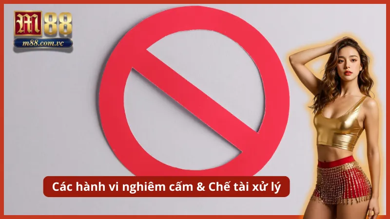 Các hành vi nghiêm cấm và chế tài xử lý theo điều khoản sử dụng