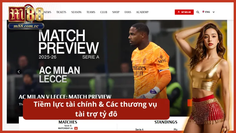 Logo thương hiệu xuất hiện trang trọng trên áo đấu của các CLB danh tiếng tại giải La Liga và AC Milan.