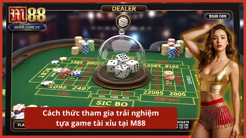 Truy cập sảnh Live Casino và thao tác đặt chip trên bàn cược ảo hiện đại.