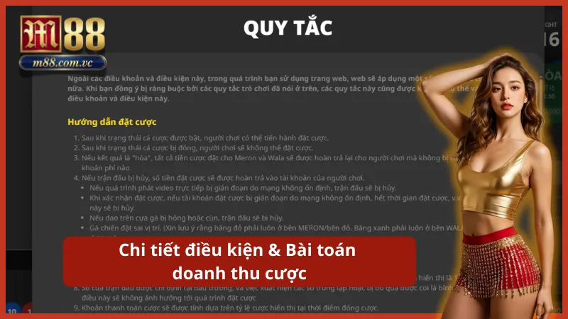 Bảng tính chi tiết tổng doanh thu cần đạt được trước khi thực hiện lệnh rút tiền.