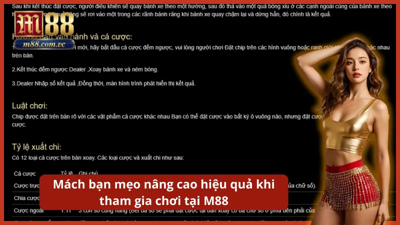 Vận dụng kỹ năng quản lý vốn và chọn bàn cược phù hợp để tối ưu chiến thắng.